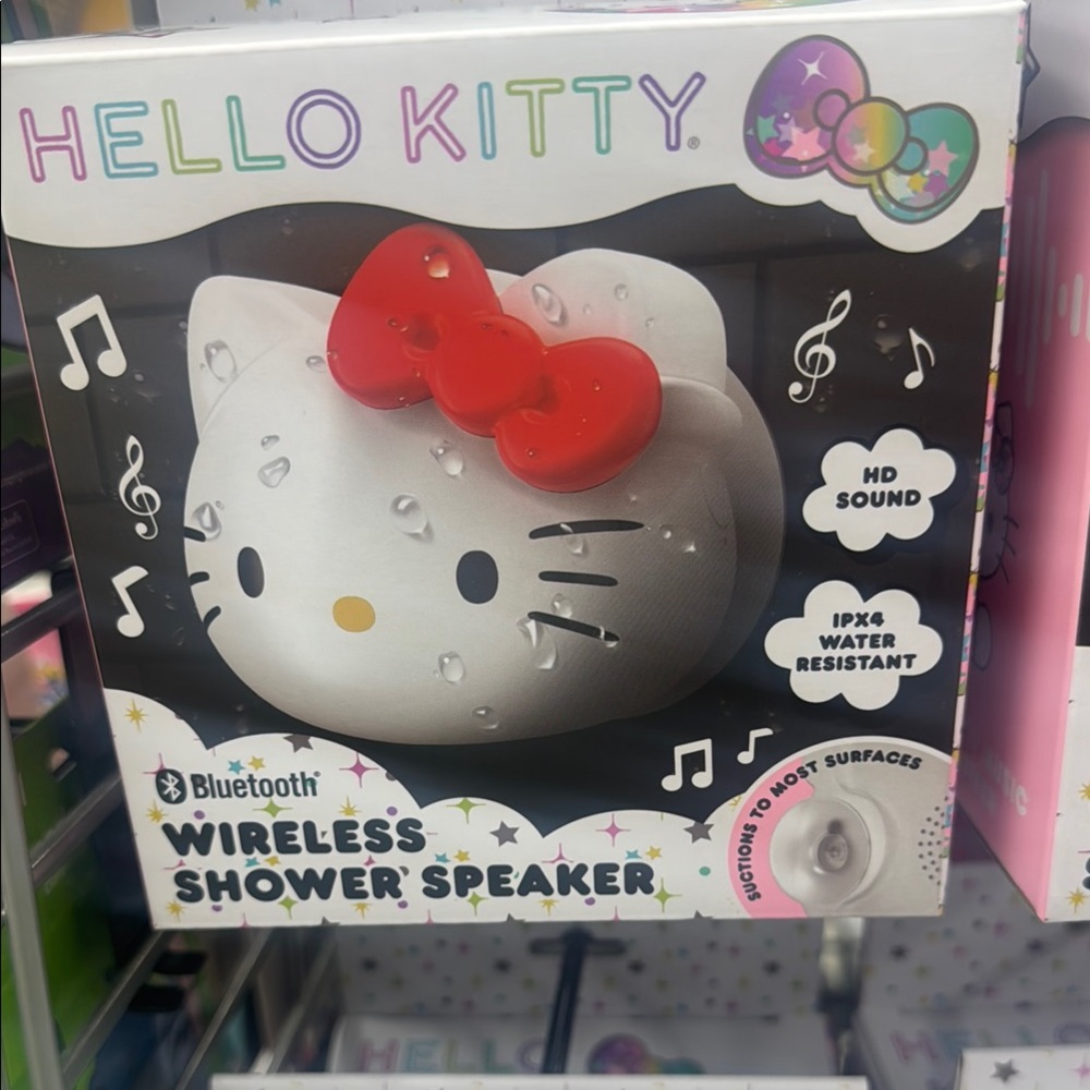 Hello Kitty Wireless Shower Speaker - Red and White
